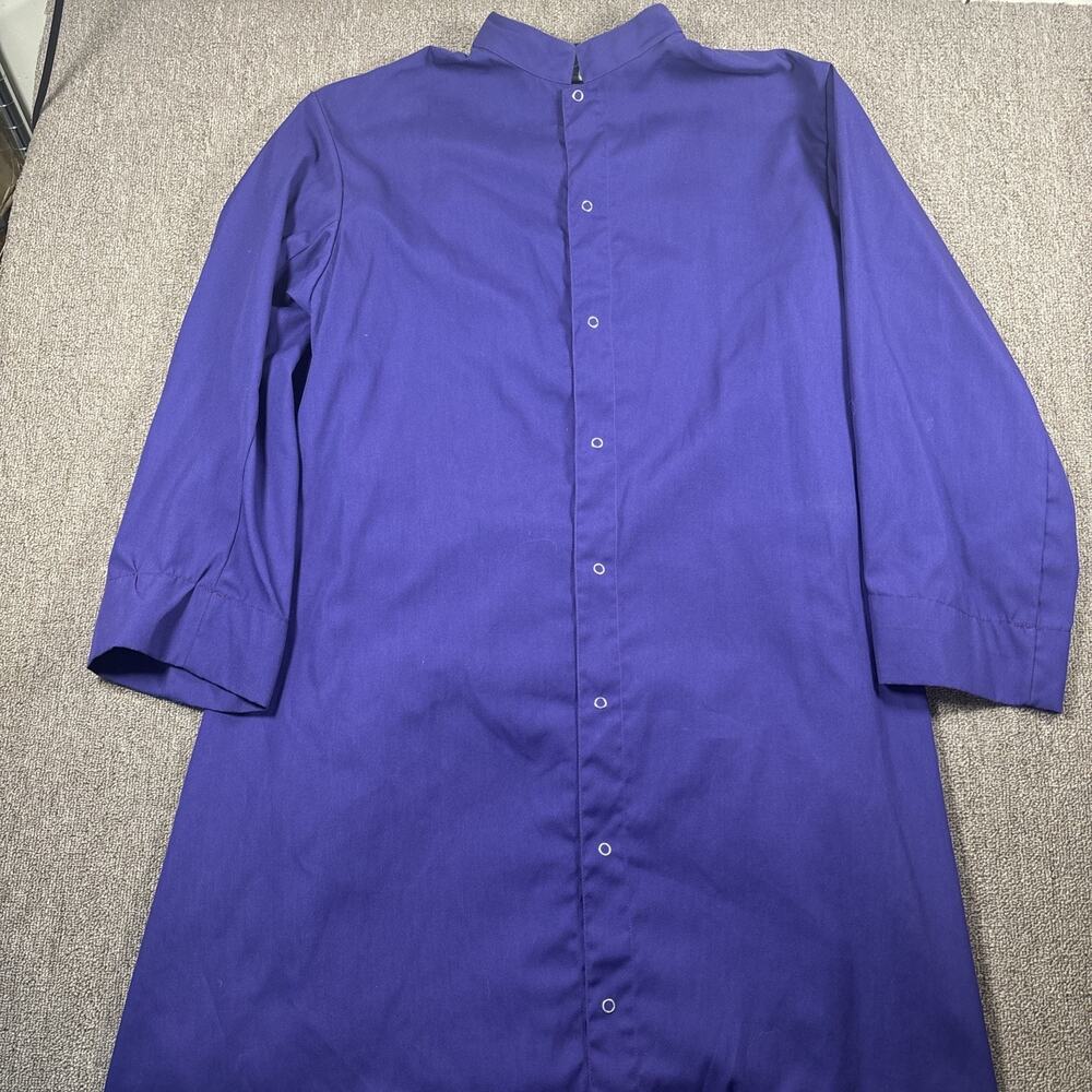 Vintage Abbey Clergy Cassock Robe Purple Size 17 Made USA Priest Church Vestment